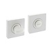 Intersteel WC-slot draaiknop vierkant wit Intersteel WC-slot draaiknop vierkant wit