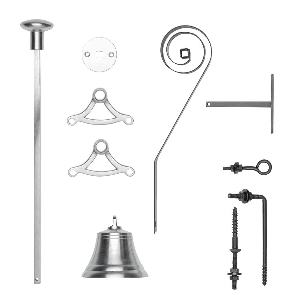 De Oude Deurklink Trekbel mat nikkel - klassieke deurbel - De Oude Deurklink De Oude Deurklink Trekbel mat nikkel - klassieke deurbel - De Oude Deurklink