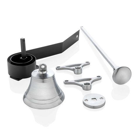 De Oude Deurklink Trekbel mat nikkel De Oude Deurklink Trekbel mat nikkel