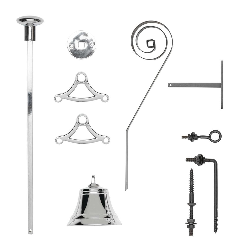 De Oude Deurklink Trekbel nikkel - klassieke deurbel - De Oude Deurklink De Oude Deurklink Trekbel nikkel - klassieke deurbel - De Oude Deurklink