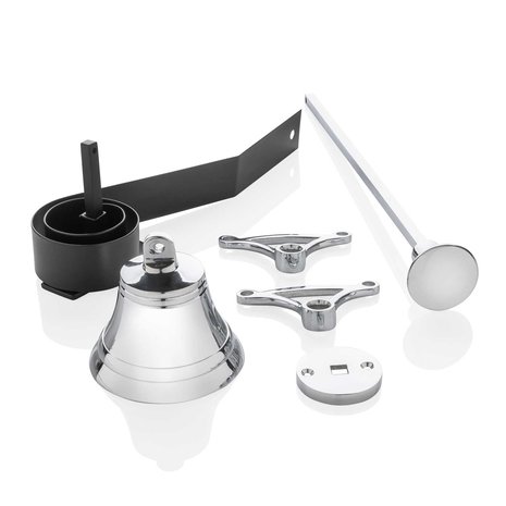 De Oude Deurklink Trekbel nikkel De Oude Deurklink Trekbel nikkel