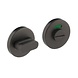 Intersteel Rozet met WC slot antraciet grijs Intersteel Rozet met WC slot antraciet grijs