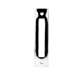 De Oude Deurklink Kozijnplaatje lang nikkel