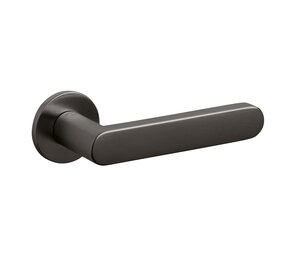 Olivari Deurklink Link op rozet antraciet mat titaan PVD Olivari Deurklink Link op rozet antraciet mat titaan PVD