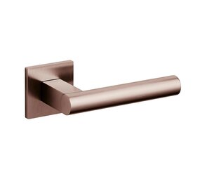 Olivari Deurklink Euclide Q op rozet brons mat titaan PVD Olivari Deurklink Euclide Q op rozet brons mat titaan PVD