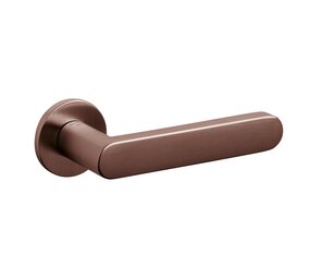 Olivari Deurklink Link op rozet brons mat titaan PVD Olivari Deurklink Link op rozet brons mat titaan PVD