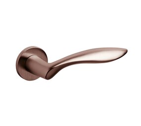 Olivari Deurklink Onda op rozet brons mat titaan PVD Olivari Deurklink Onda op rozet brons mat titaan PVD