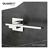 Olivari Deurklink Living op rozet chroom Olivari Deurklink Living op rozet chroom