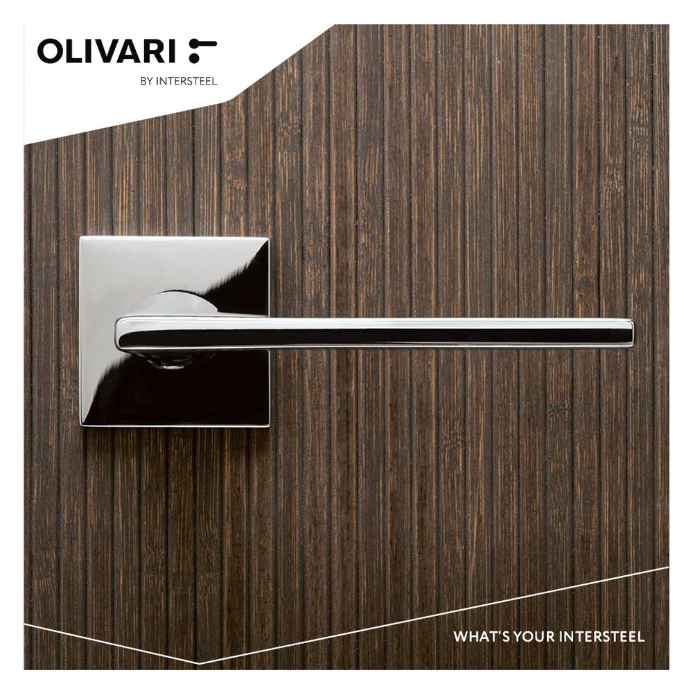 Olivari Deurklink Lotus Q op rozet chroom - deurbeslag voor binnendeur - Olivari Olivari Deurklink Lotus Q op rozet chroom - deurbeslag voor binnendeur - Olivari