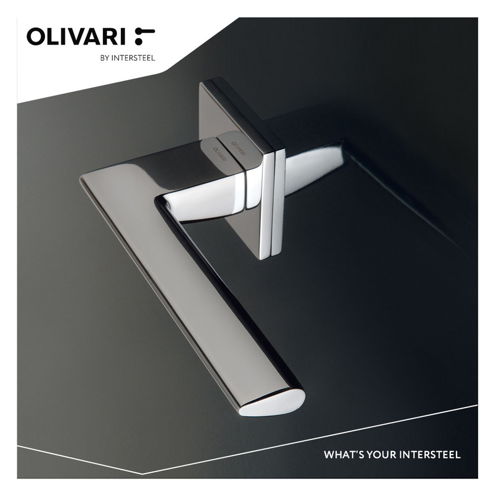 Olivari Deurklink Trend op rozet chroom Olivari Deurklink Trend op rozet chroom