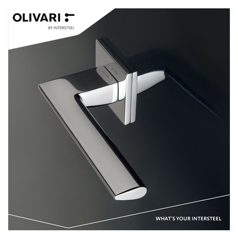 Olivari Deurklink Trend op rozet chroom - deurbeslag voor binnendeur - Olivari Olivari Deurklink Trend op rozet chroom - deurbeslag voor binnendeur - Olivari