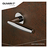 Olivari Deurklink Aurelia op rozet chroom Olivari Deurklink Aurelia op rozet chroom