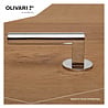 Olivari Deurklink Euclide op rozet chroom - deurbeslag voor binnendeur - Olivari Olivari Deurklink Euclide op rozet chroom - deurbeslag voor binnendeur - Olivari