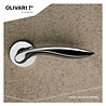 Olivari Deurklink Onda op rozet chroom