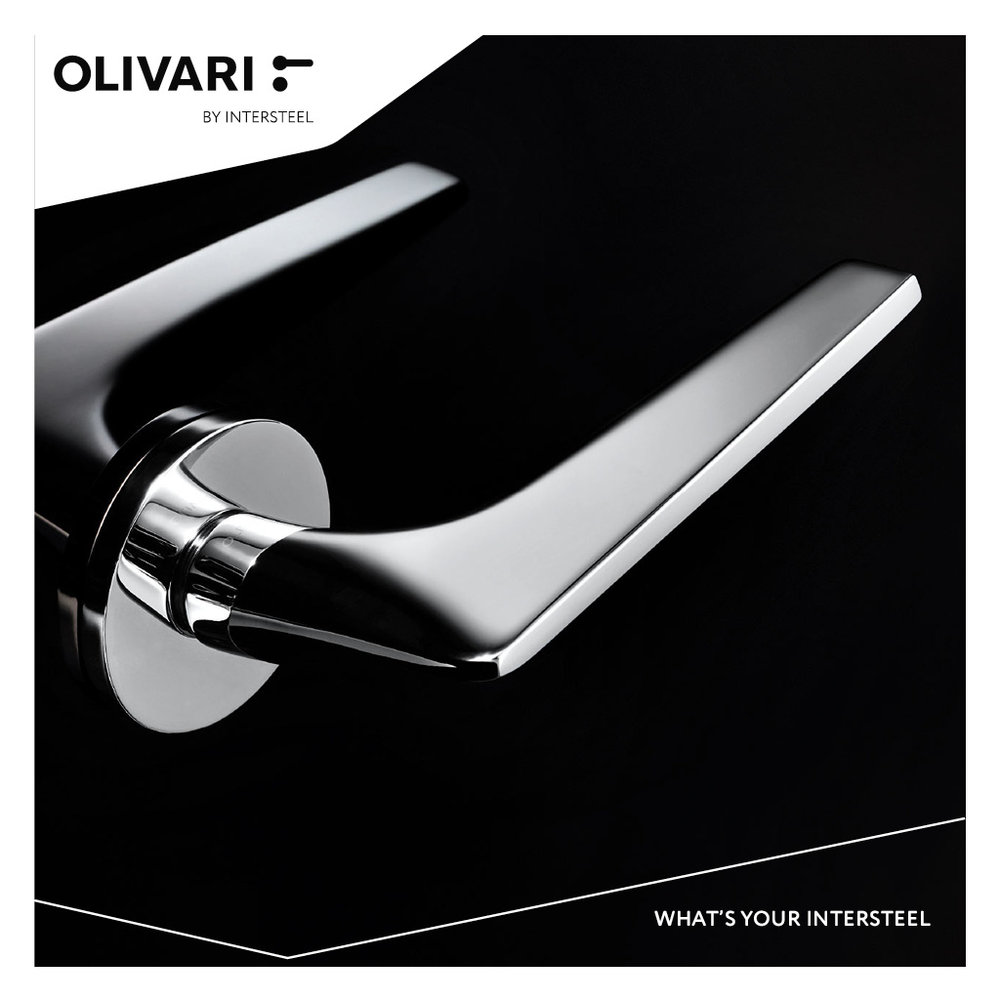 Olivari Deurklink Twist op rozet chroom - deurbeslag voor binnendeur - Olivari Olivari Deurklink Twist op rozet chroom - deurbeslag voor binnendeur - Olivari