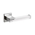 Deurklink Ice Cube op rozet chroom transparant Deurklink Ice Cube op rozet chroom transparant