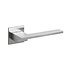 Deurklink Living op rozet mat chroom Deurklink Living op rozet mat chroom