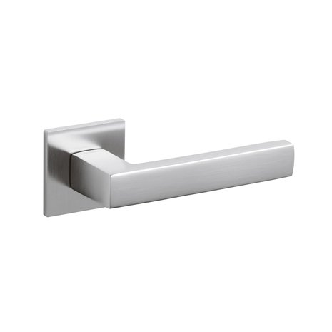 Olivari Deurklink Planet Q op rozet mat chroom - deurbeslag voor binnendeur - Olivari Olivari Deurklink Planet Q op rozet mat chroom - deurbeslag voor binnendeur - Olivari