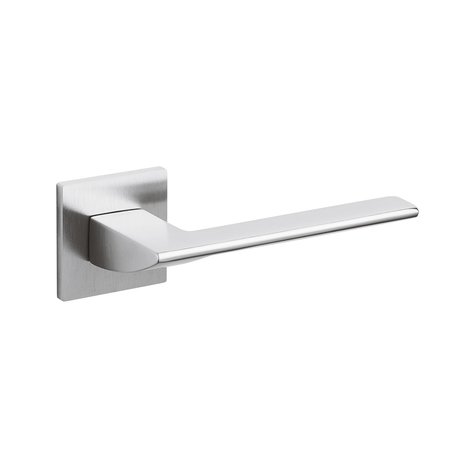 Olivari Deurklink Trend op rozet mat chroom - deurbeslag voor binnendeur - Olivari Olivari Deurklink Trend op rozet mat chroom - deurbeslag voor binnendeur - Olivari