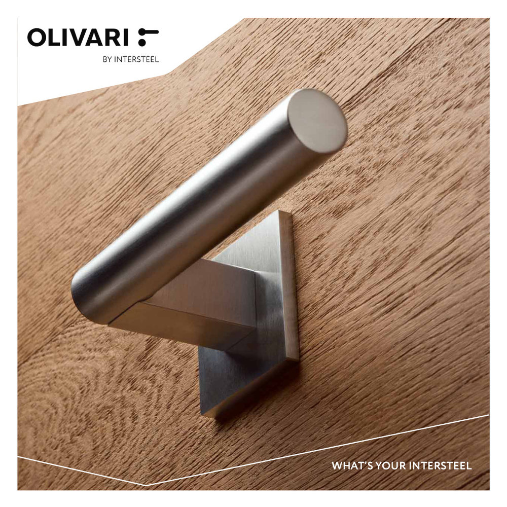 Olivari Deurklink Euclide Q op rozet mat chroom - deurbeslag voor binnendeur - Olivari Olivari Deurklink Euclide Q op rozet mat chroom - deurbeslag voor binnendeur - Olivari