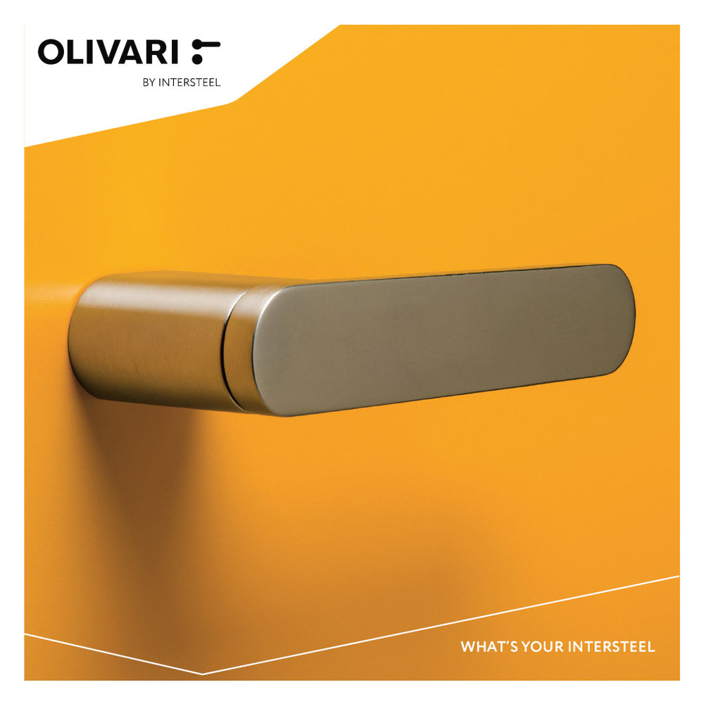 Olivari Deurklink Radial mat chroom - deurbeslag voor binnendeur - Olivari Olivari Deurklink Radial mat chroom - deurbeslag voor binnendeur - Olivari