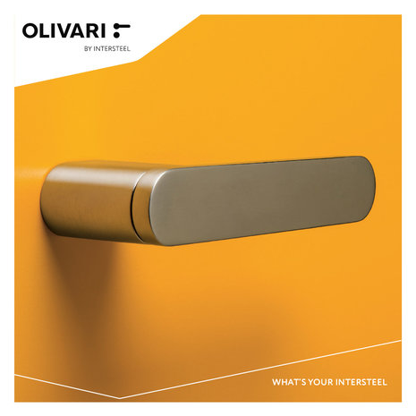 Olivari Deurklink Radial mat chroom - deurbeslag voor binnendeur - Olivari Olivari Deurklink Radial mat chroom - deurbeslag voor binnendeur - Olivari