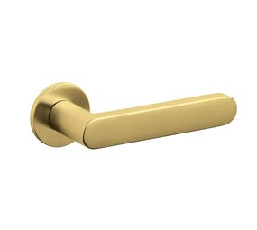 Olivari Deurklink Link op rozet messing mat titaan PVD Olivari Deurklink Link op rozet messing mat titaan PVD