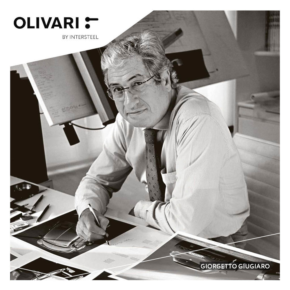 Olivari Deurklink Tecno op rozet messing mat titaan PVD Olivari Deurklink Tecno op rozet messing mat titaan PVD