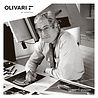 Olivari Deurklink Tecno op rozet messing mat titaan PVD Olivari Deurklink Tecno op rozet messing mat titaan PVD