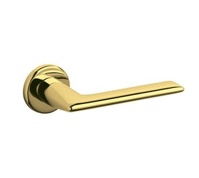 Olivari Deurklink Tecno op rozet messing titaan PVD Olivari Deurklink Tecno op rozet messing titaan PVD