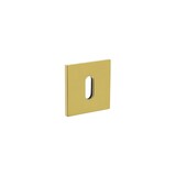 Olivari Sleutelrozet vierkant messing titaan PVD Olivari Sleutelrozet vierkant messing titaan PVD