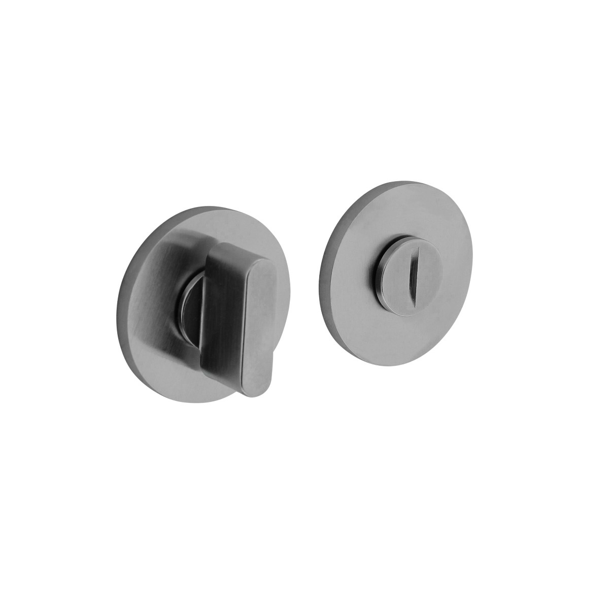 Olivari WC-slot rond mat chroom