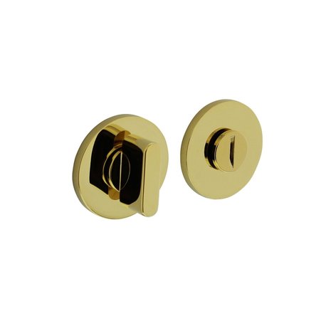 Olivari WC-slot rond messing titaan PVD - voor binnendeur - Olivari Olivari WC-slot rond messing titaan PVD - voor binnendeur - Olivari