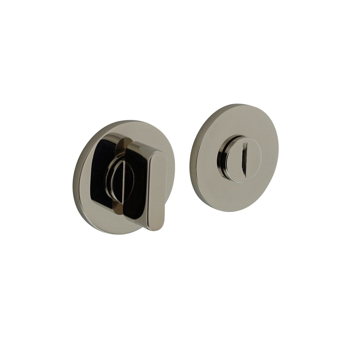 Olivari WC-slot rond nikkel titaan PVD