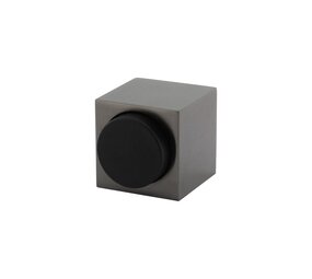 Olivari Deurstopper Cubo antraciet mat titaan PVD Olivari Deurstopper Cubo antraciet mat titaan PVD
