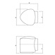Olivari Deurstopper Victor mat chroom Olivari Deurstopper Victor mat chroom