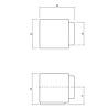 Olivari Deurstopper Cubo mat chroom - muurbescherming - Olivari Olivari Deurstopper Cubo mat chroom - muurbescherming - Olivari