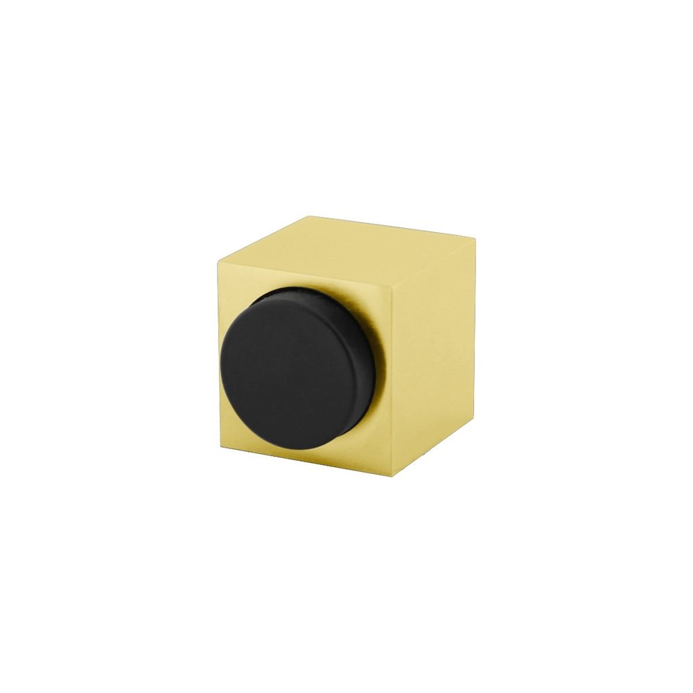 Olivari Deurstopper Cubo messing titaan PVD - muurbescherming - Olivari Olivari Deurstopper Cubo messing titaan PVD - muurbescherming - Olivari