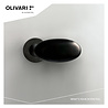 Olivari Deurknop Blindo draaibaar rechts antraciet mat titaan PVD Olivari Deurknop Blindo draaibaar rechts antraciet mat titaan PVD