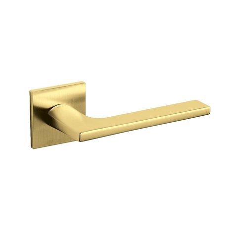 Olivari Deurklink Lotus Q op rozet messing mat titaan PVD Olivari Deurklink Lotus Q op rozet messing mat titaan PVD