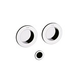 Olivari Schuifdeurkom Dante chroom Olivari Schuifdeurkom Dante chroom