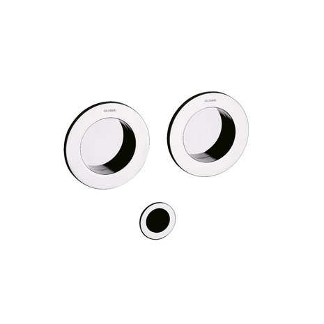 Olivari Schuifdeurkom Dante chroom Olivari Schuifdeurkom Dante chroom