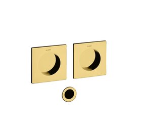 Olivari Schuifdeurkom Giotto Q messing titaan PVD Olivari Schuifdeurkom Giotto Q messing titaan PVD