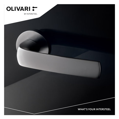 Olivari Deurklink Diva op rozet mat chroom - deurbeslag voor binnendeur - Olivari Olivari Deurklink Diva op rozet mat chroom - deurbeslag voor binnendeur - Olivari