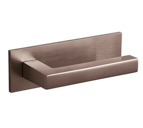 Olivari Deurklink ABC op horizontaal schild brons mat titaan PVD