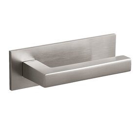 Olivari Deurklink ABC op horizontaal schild RVS mat titaan PVD Olivari Deurklink ABC op horizontaal schild RVS mat titaan PVD