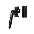 Raamsluiting zwart met slot Klassiek links Raamsluiting zwart met slot Klassiek links