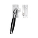 De Oude Deurklink Raamsluiting mat nikkel met slot Deco links De Oude Deurklink Raamsluiting mat nikkel met slot Deco links