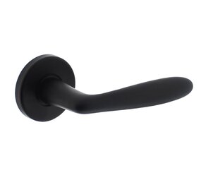 Intersteel Deurklink Phobos op rozet mat zwart