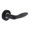 Intersteel Deurklink Jupiter op rozet mat zwart - deurbeslag voor binnendeur - Intersteel Intersteel Deurklink Jupiter op rozet mat zwart - deurbeslag voor binnendeur - Intersteel
